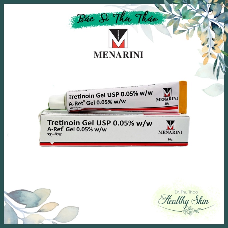 TRETINOIN GEL USP (A RET 0,05%) HỖ TRỢ GIẢM MỤN - TRẺ HOÁ DA