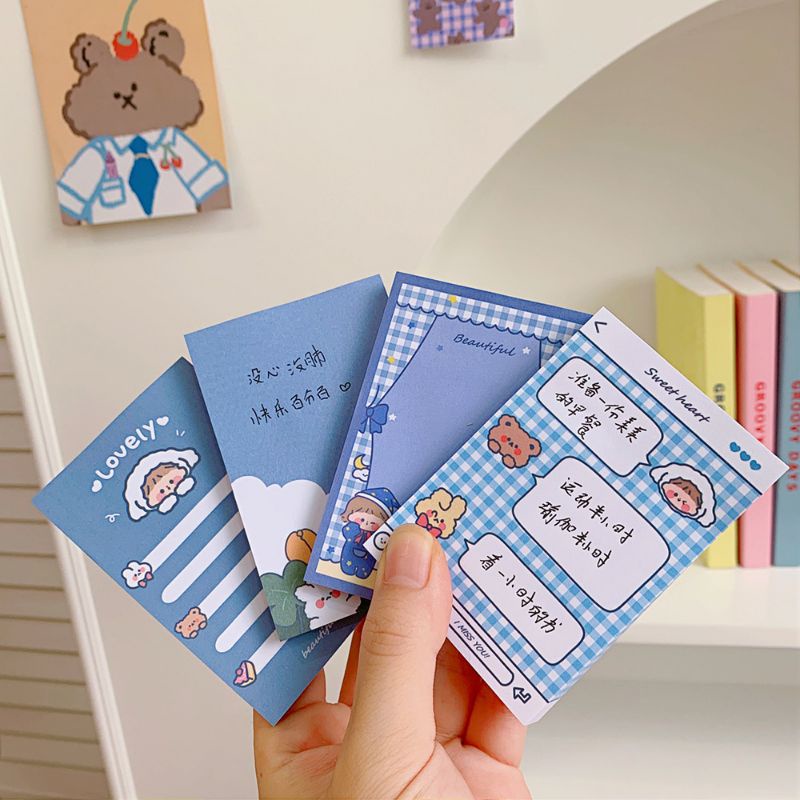 Giấy note/ giấy ghi chú 80 tờ dễ thương ,nhiều mẫu mã
