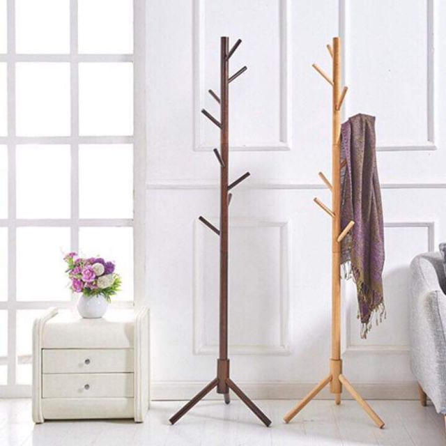 Cây treo đồ gỗ tiện dụng