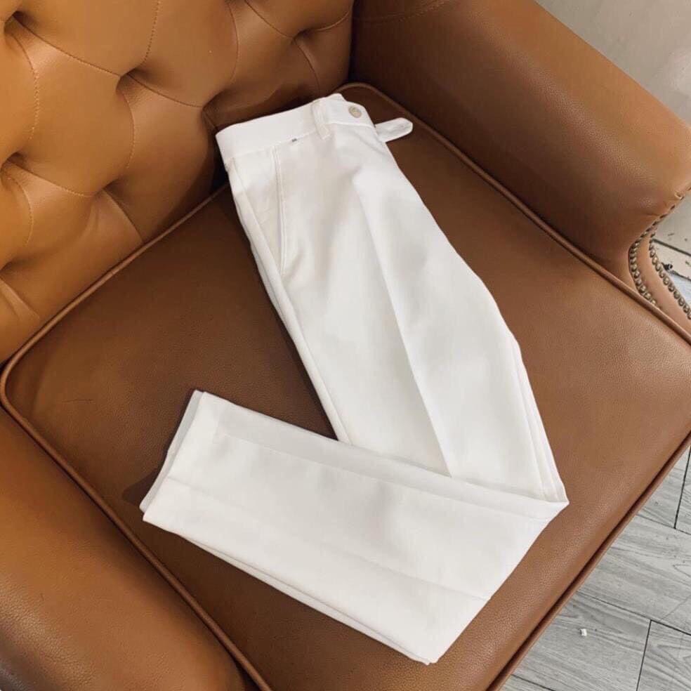 HOT HOT HOT quần âu trắng phong cách Hàn quốc chất vải tuyết mưa cao cấp mặc mát mịn, co giãn 4 chiều, BAO LỖI 1 ĐỔI 1 | BigBuy360 - bigbuy360.vn
