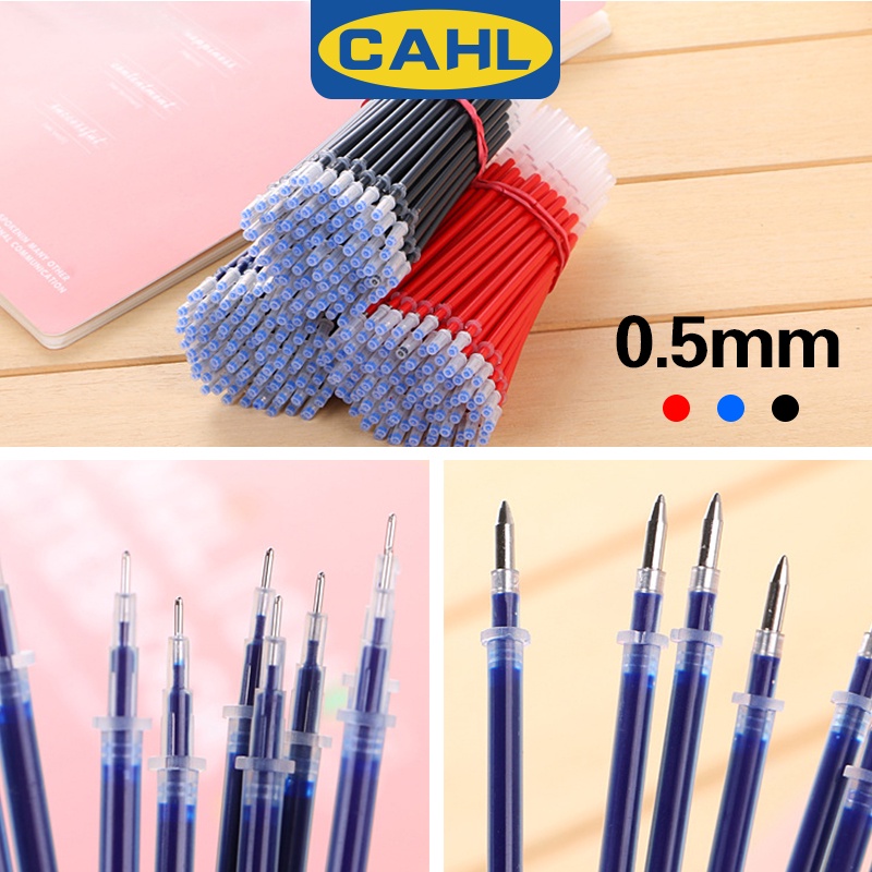 Bút Bi Đầu Lăn Siêu Mịn Ngòi 0.5mm Thay Thế Cho Bút Bi