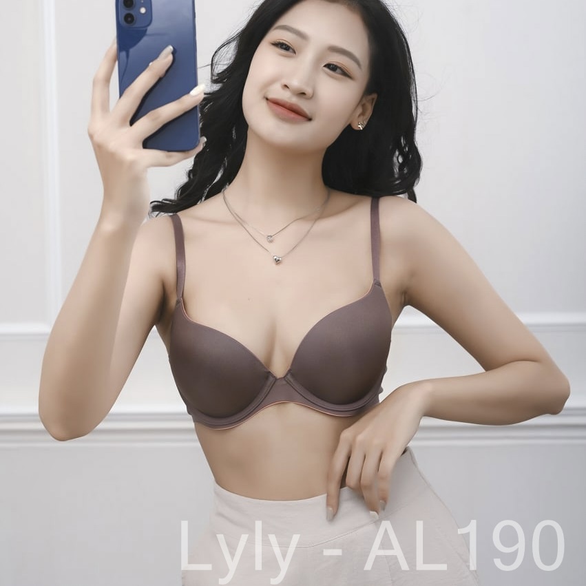 Áo lót nữ trơn có gọng đệm mỏng cho những người Ngực To Lylylorem AL190