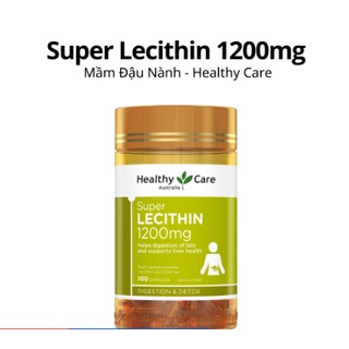 Healthy Care Super Lecithin 1200mg Mầm đậu nành HealthyCare của Úc 100 viên
