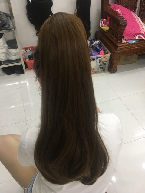 Tóc giả ngoặm cúp lửng 55cm , mã N51 - hình thật tại shop