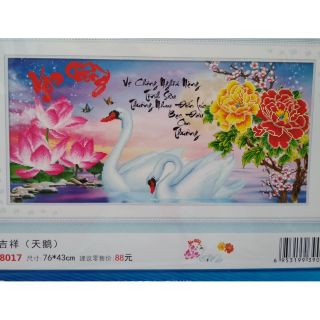 Tranh thêu 3d vợ chồng x8017