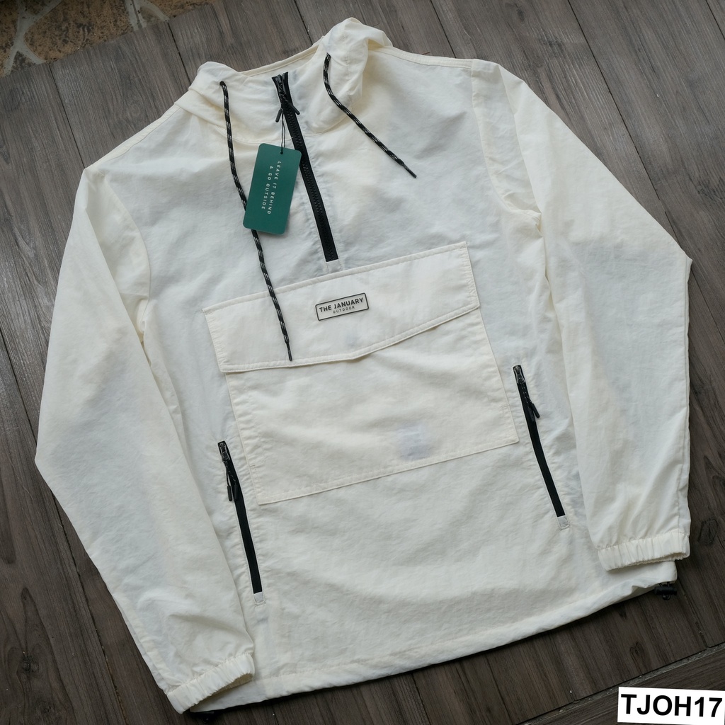 Áo hoodie siêu nhẹ chắn gió/mưa nhẹ TJO