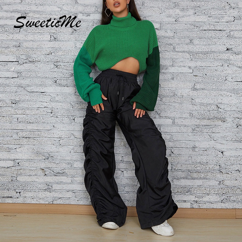 Áo Sweater Dệt Kim Tay Dài Dáng Ôm Thời Trang   Cho Nữ