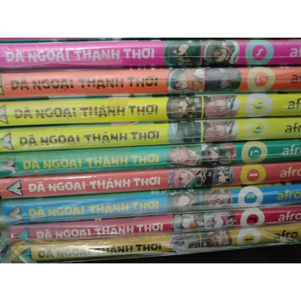 (sổ đọc kĩ)kèm phụ kiện Combo 9 cuộn Dã ngoại thảnh thơi 1-8