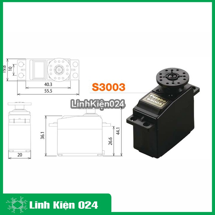 Động Cơ Servo FUTABA S3003 - K10C2-2