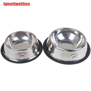 Khay Đựng Thức Ăn Cho Thú Cưng Bằng Thép Không Gỉ