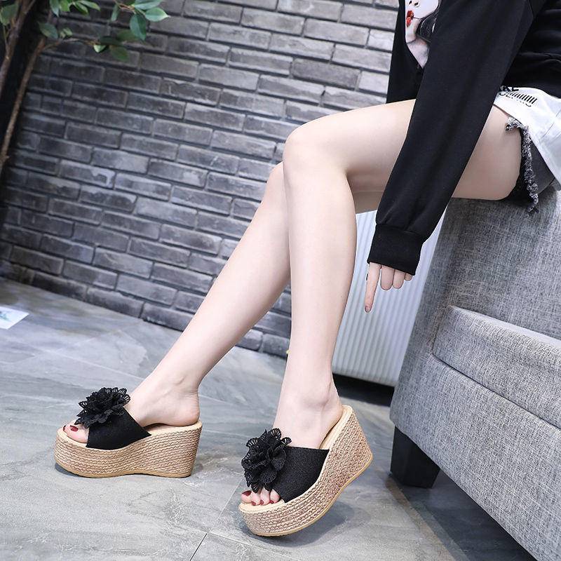 Dép Sandal muffin Đế Xuồng Dày 9Cm 2022 Thời Trang Dành Cho Nữ