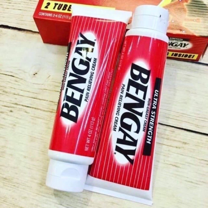 Kem Xoa Bóp Giảm Đau Bengey Ultra Strength 113g Của Mỹ [Mẫ Mới] hộp gồm 2 tuýt)Das 2022 | BigBuy360 - bigbuy360.vn