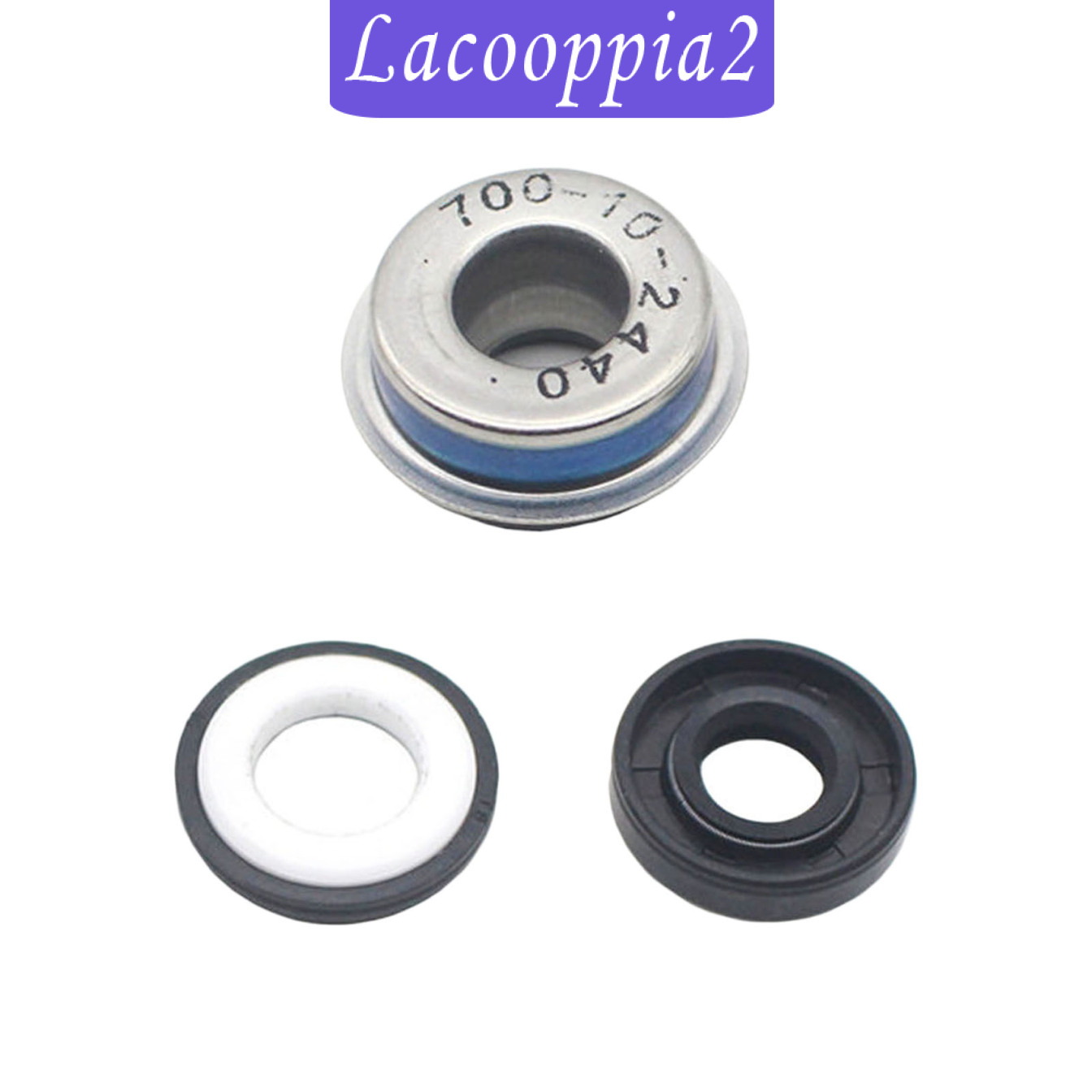 [LACOOPPIA2]3Pieces Water Pump Seal Set Replaces for Suzuki GSXR400 GK76A 1990-1995