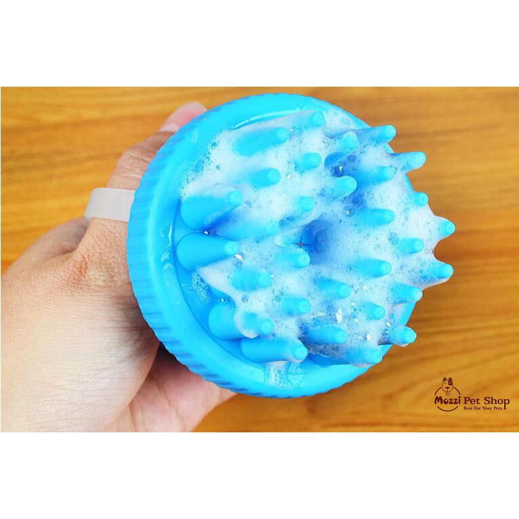 Bàn chải tắm tạo bọt [Giao màu ngẫu nhiên]