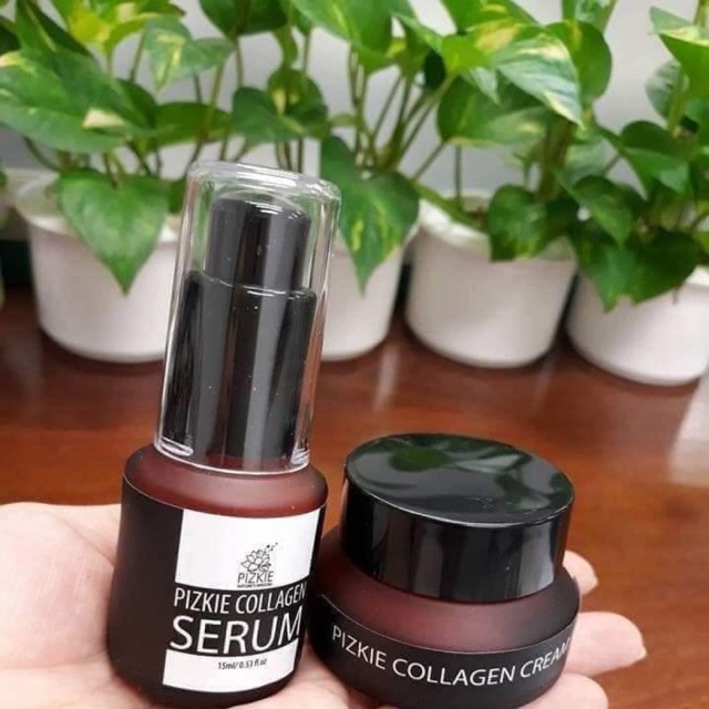 BỘ ĐÔI CREAM và SERUM PIZKIE COLLAGEN