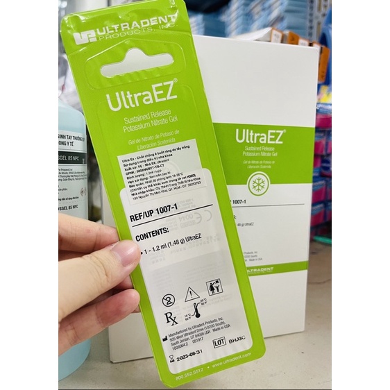 Gel chống ê buốt khi tẩy trắng răng Ultra Ez chính hãng USA