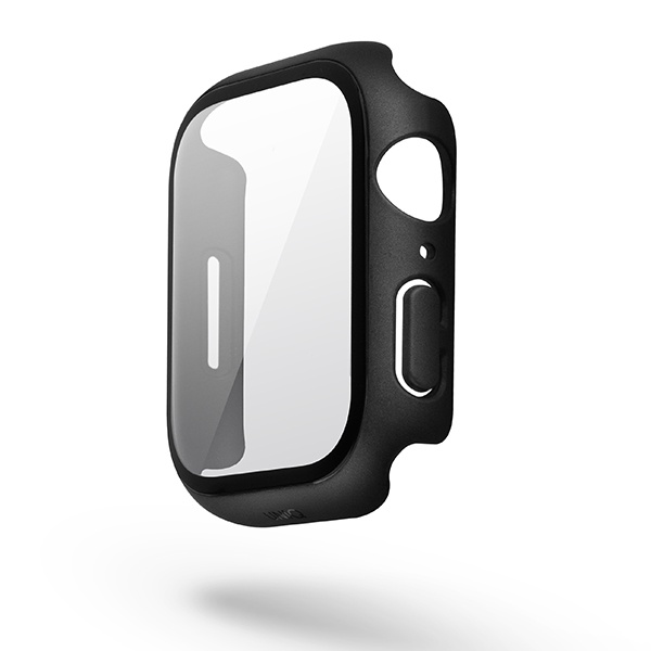 Ốp Case Kính Cường Lực UNIQ Curved Glass Legion (45mm) Dành Cho Apple Watch Series 7_ Hàng Chính Hãng