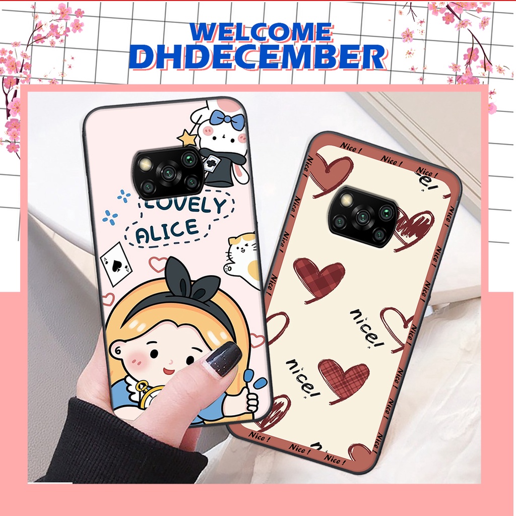 Ốp lưng Xiaomi POCO X3 / X3 PRO / X3 NFC in hình nice ,good luck happy ốp xinh viền dẻo đẹp chất