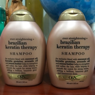 DẦU GỘI OGX BRAZILIAN KERATIN THẺAPY DÀNH CHO TÓC DUỖI