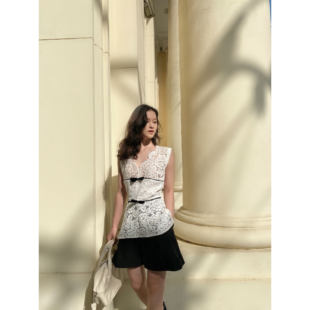 TUBYCATU | Quần short đen lưng cao size S M