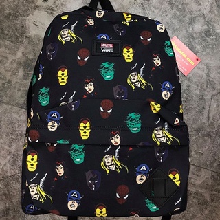 Balo vans, balo đi học X Marvel Old Skool II Backpack Black (4) - SB1104A
