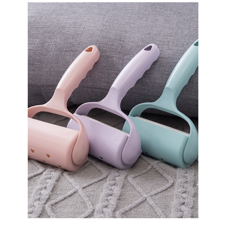 Cuộn Băng Keo 60 Miếng Có Tay Cầm Dùng Để Phủi Bụi Quần Áo Tiện Dụng