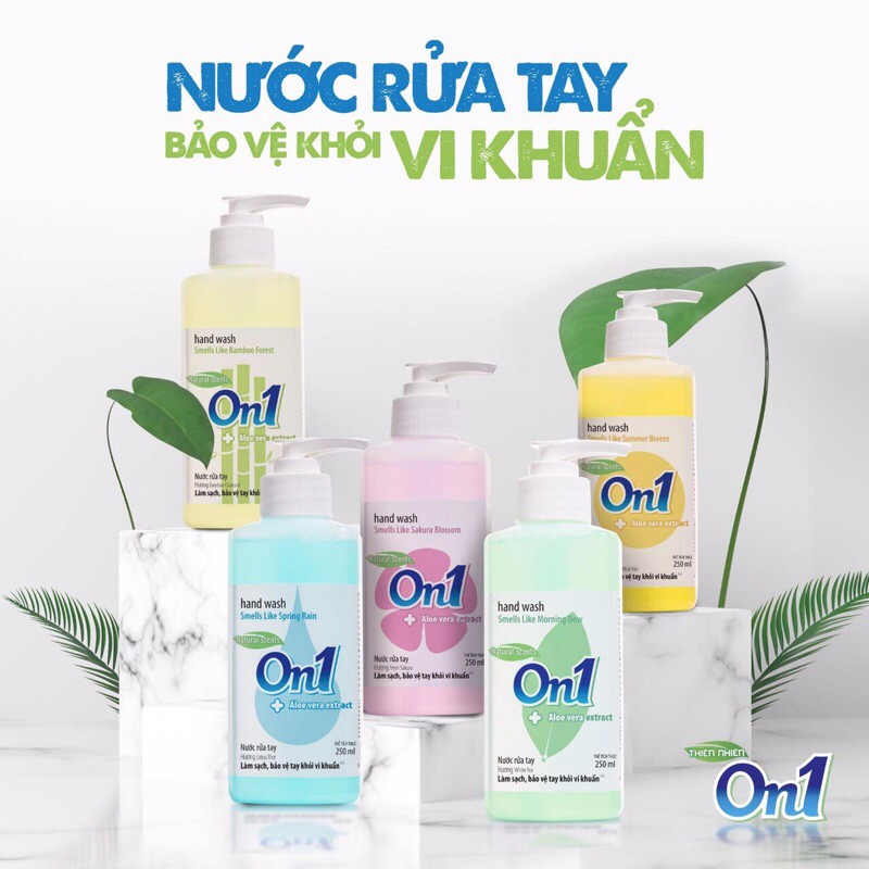 ❤️Nước rửa tay sạch khuẩn dùng nước On1 có 4 mùi 500ml