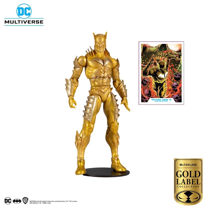 Mô hình McFarlane 🦇 DC Multiverse 7-inch 🦇 Earth -52 The Flash Gold Label - Walmart Exclusive