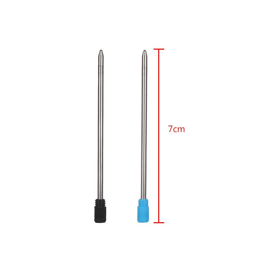 Set 10 Ruột Bút Bi Mực Xanh / Đen Ngòi 0.5mm