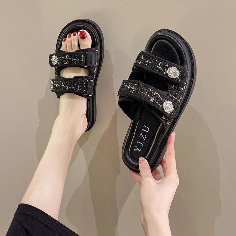 Dép sandal IELGY đế xuồng thời trang cho nữ