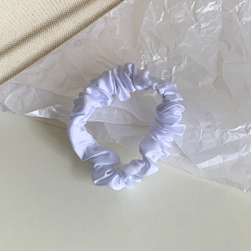 Dây Buộc Tóc Vải Satin Cỡ Nhỏ Thời Trang Cho Nữ