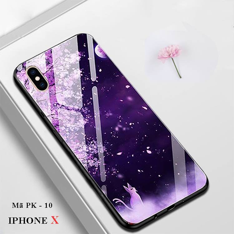 Ốp lưng iphone x và xs, 📢FREE SHIP📢 Ôp lưng mặt kính 9H in hình 3D sáng bóng, ốp lưng iphone x, Aha Case | BigBuy360 - bigbuy360.vn