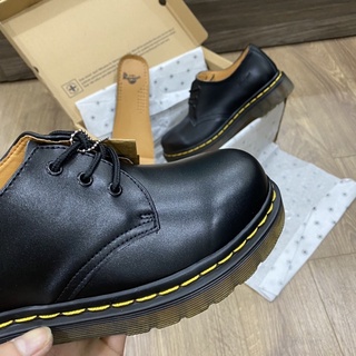GIÀY DR.MARTEN LOW BLACK DA BÒ [ BẢN BEST 2022 ]