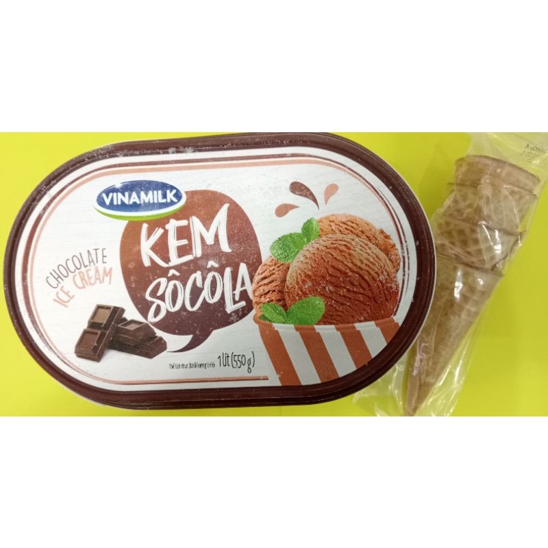 Kem hộp 1L Vinamilk các vị