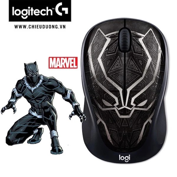 Chuột không dây Logitech M238 Marvel collection