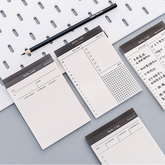 Sổ Note kế hoạch năng động Hello I am
