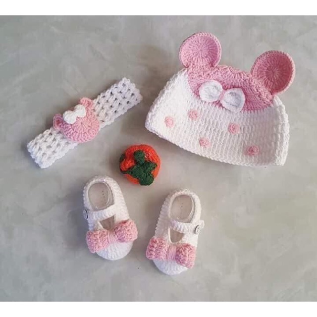 Set mũ và già cho bé yêu