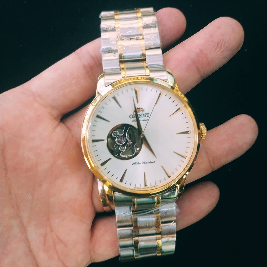 Dây Đồng Hồ Kim Loại Orient Khóa Bấm Đầu Tai Ôm