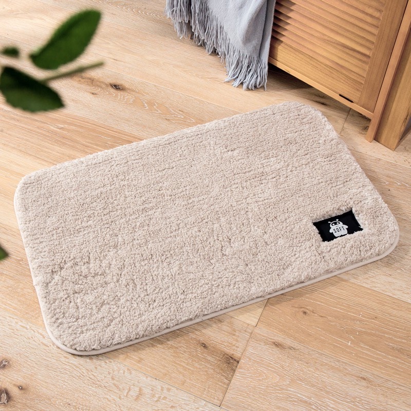 Thảm Lau Chân Chùi Chân Nhà Tắm Lông Nỉ cao cấp giá rẻ đế cao su hút nước . chống trơn trượt