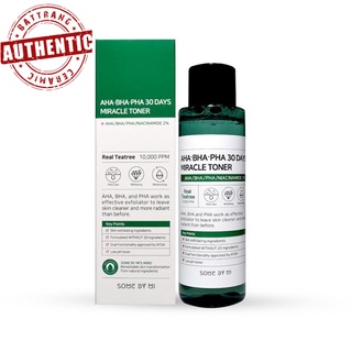 ( Xanh) Nước Hoa Hồng "Thần Kỳ" Some By Mi AHA-BHA-PHA 150ml