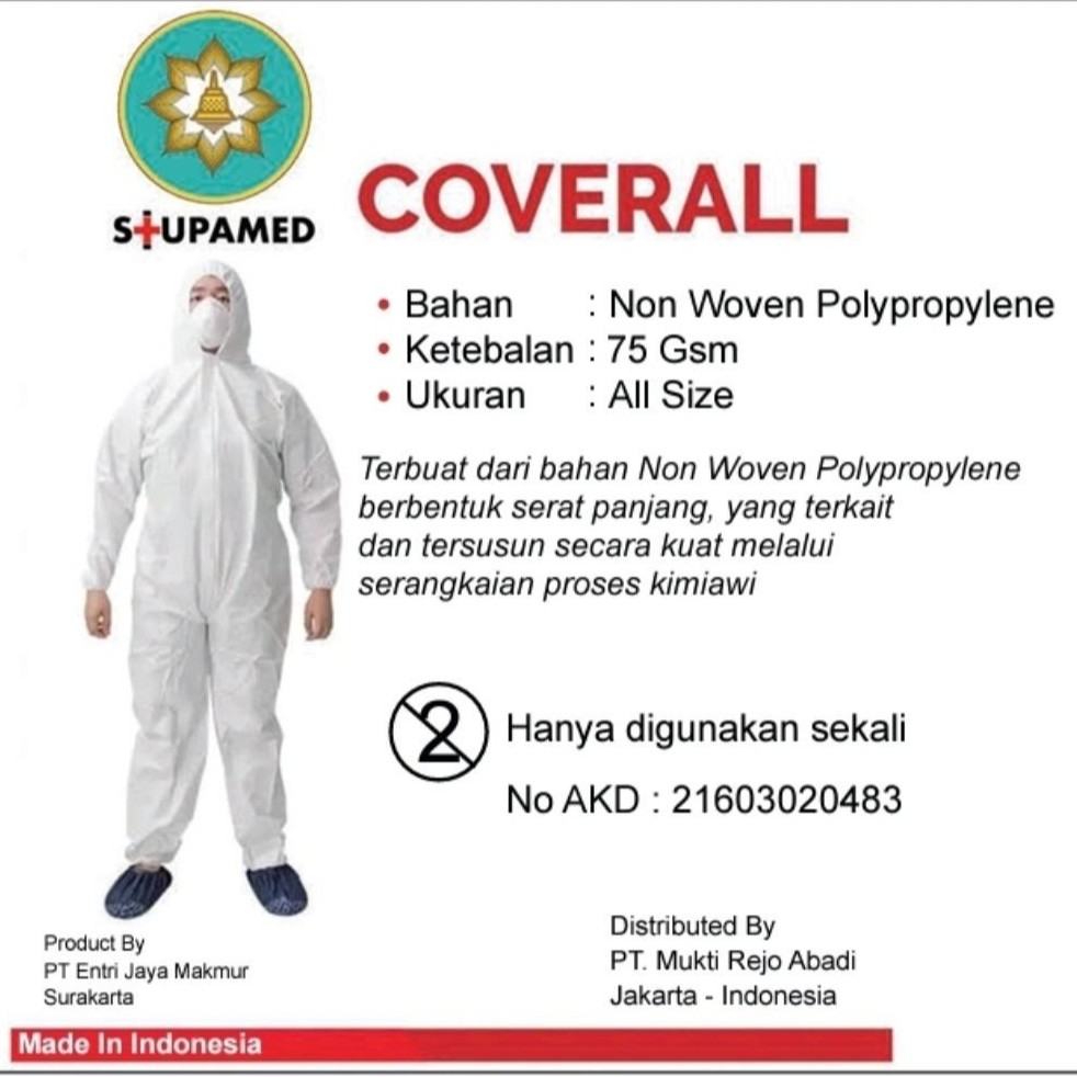 Áo Choàng Cách Ly Bằng Polypropylene Sử Dụng Một Lần Tiện Lợi