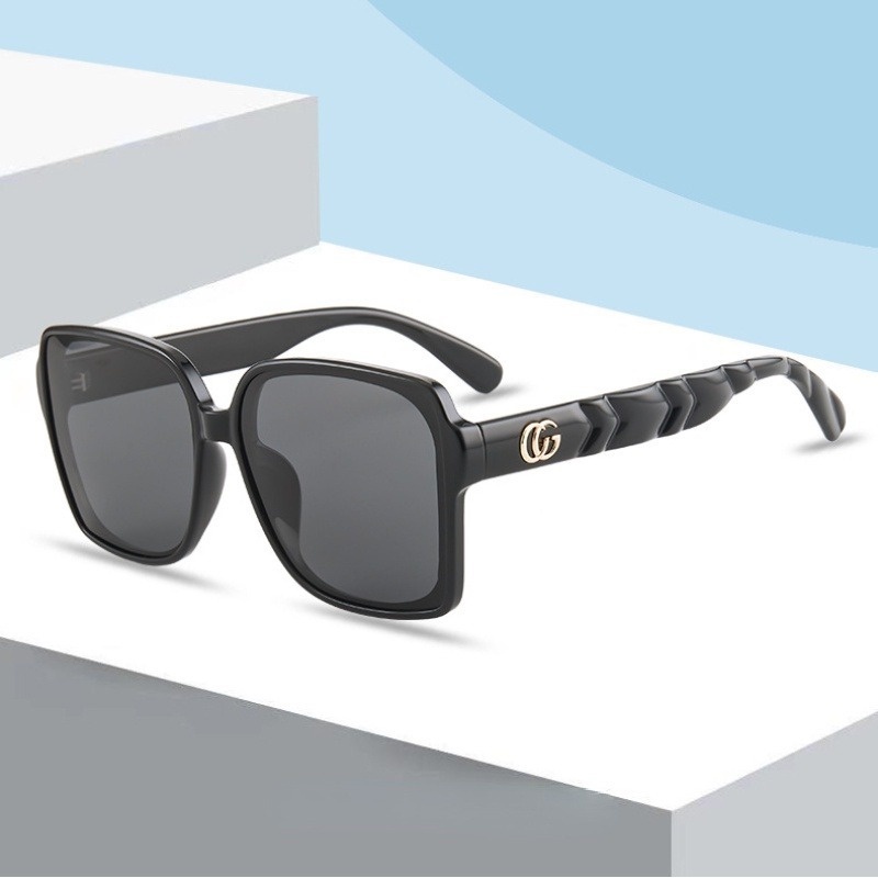 Kính Mát Tròng Vuông Cỡ Lớn Thời Trang Phương Tây