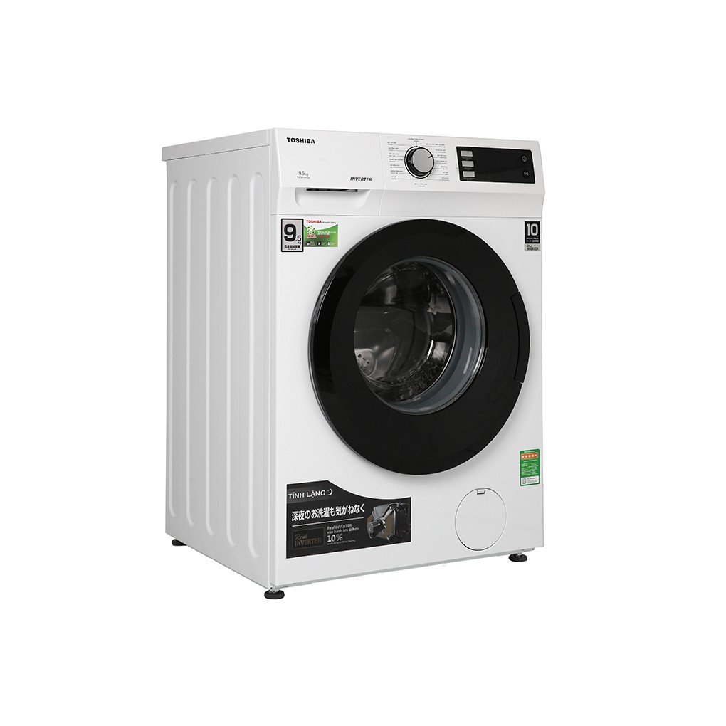 [Freeship HN]  Máy giặt Toshiba TW-BK105S2V(WS) 9kg inverter cửa trước