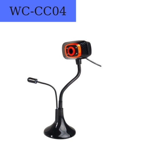 Webcam  chân cao có míc WC-CC04 hỗ trợ học online