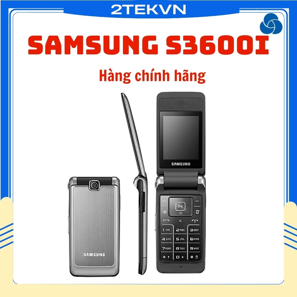 Điện thoại nắp gập Samsung S3600i chữ to, loa to, thích hợp cho người già