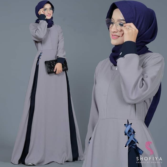 Đầm Dài Phong Cách Hiện Đại Cho Phụ Nữ Hồi Giáo Mikka 2019 Wg208