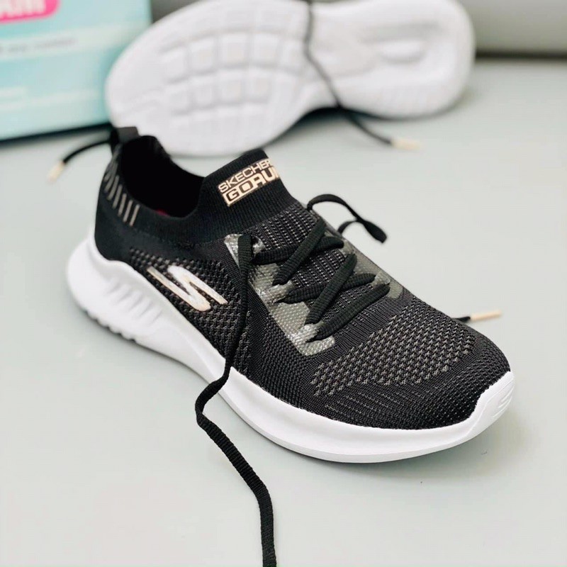 Giày Lười giả buộc dây Skechers gorun mojo 2.0 cho nữ đi bộ