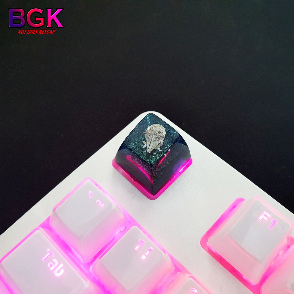 Keycap Lẻ hình tàu vũ trụ Star War cực đẹp SA profile ( keycap resin độc lạ )( Keycap Artisan )