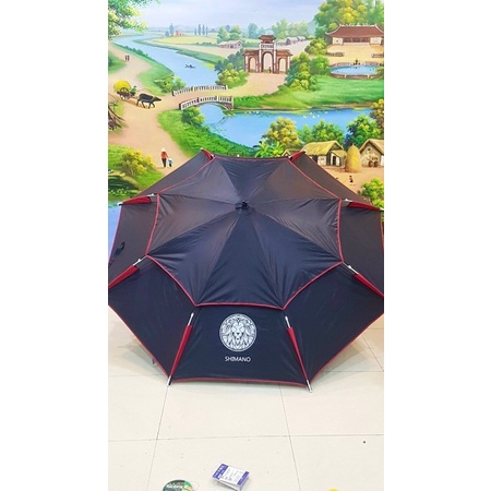 Ô câu cá 2 tầng đen Shimano chống tia UV