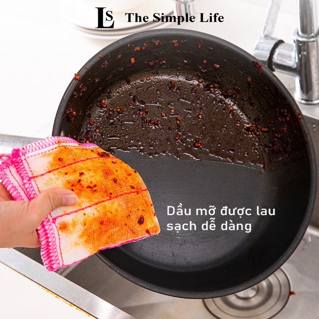 Khăn lau bếp siêu thấm, khăn lau chén đĩa, tay, lau nhà, bếp 5 lớp siêu sạch đa năng, mềm mịn, cao cấp [CHÍNH HÃNG]